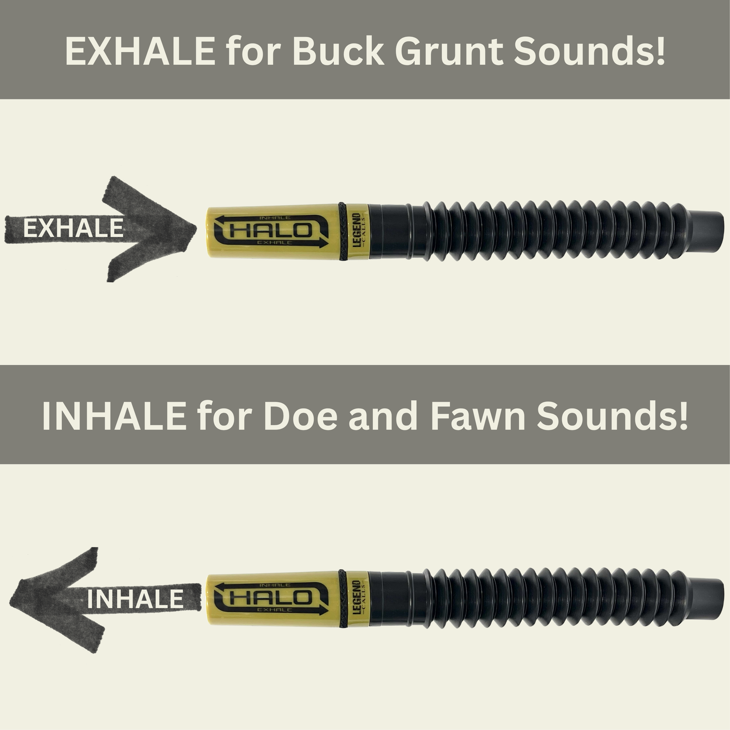 HALO Deer Call - INHALE or EXHALE