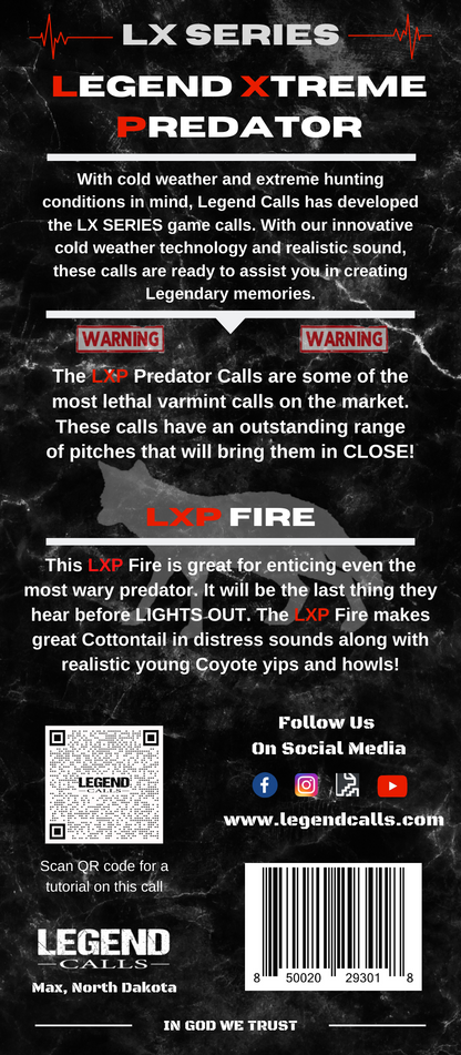 LXP Fire Predator Call